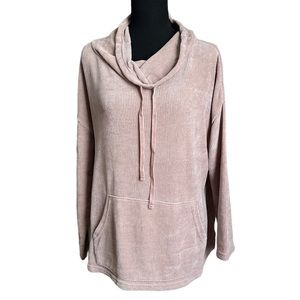 Spring + Mercer Chenille Collared Drawstring Sweater Size Small